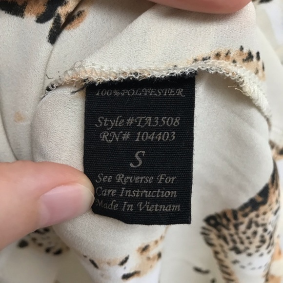 CLOSING SALE Edge Cheetah Blouse - Picture 4 of 5